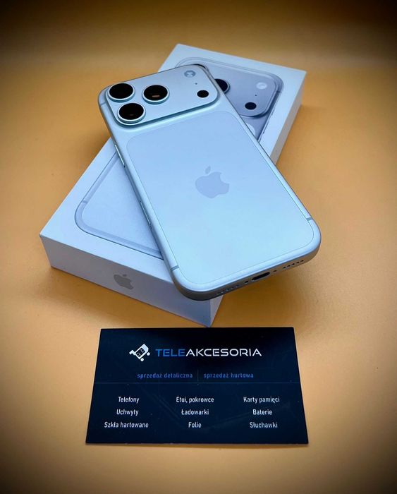 "JAK NOWY" IPHONE 17 PRO | 256GB | Silver | Kutno Carrefour Cena:4999