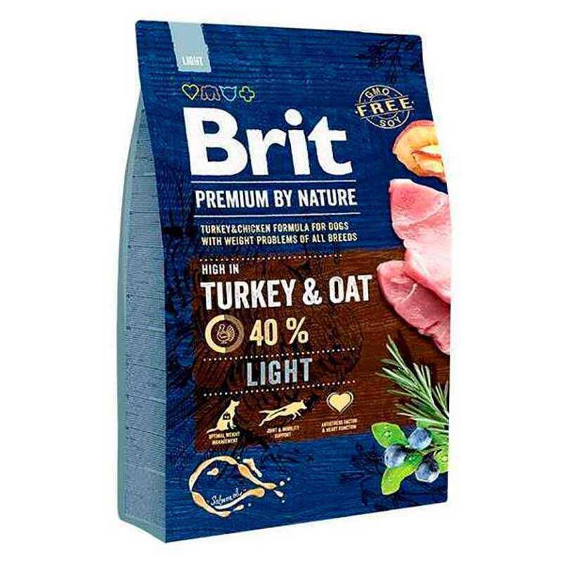 Корм BRIT PREMIUM LIGHT 3 кг для собак з надмірною вагою