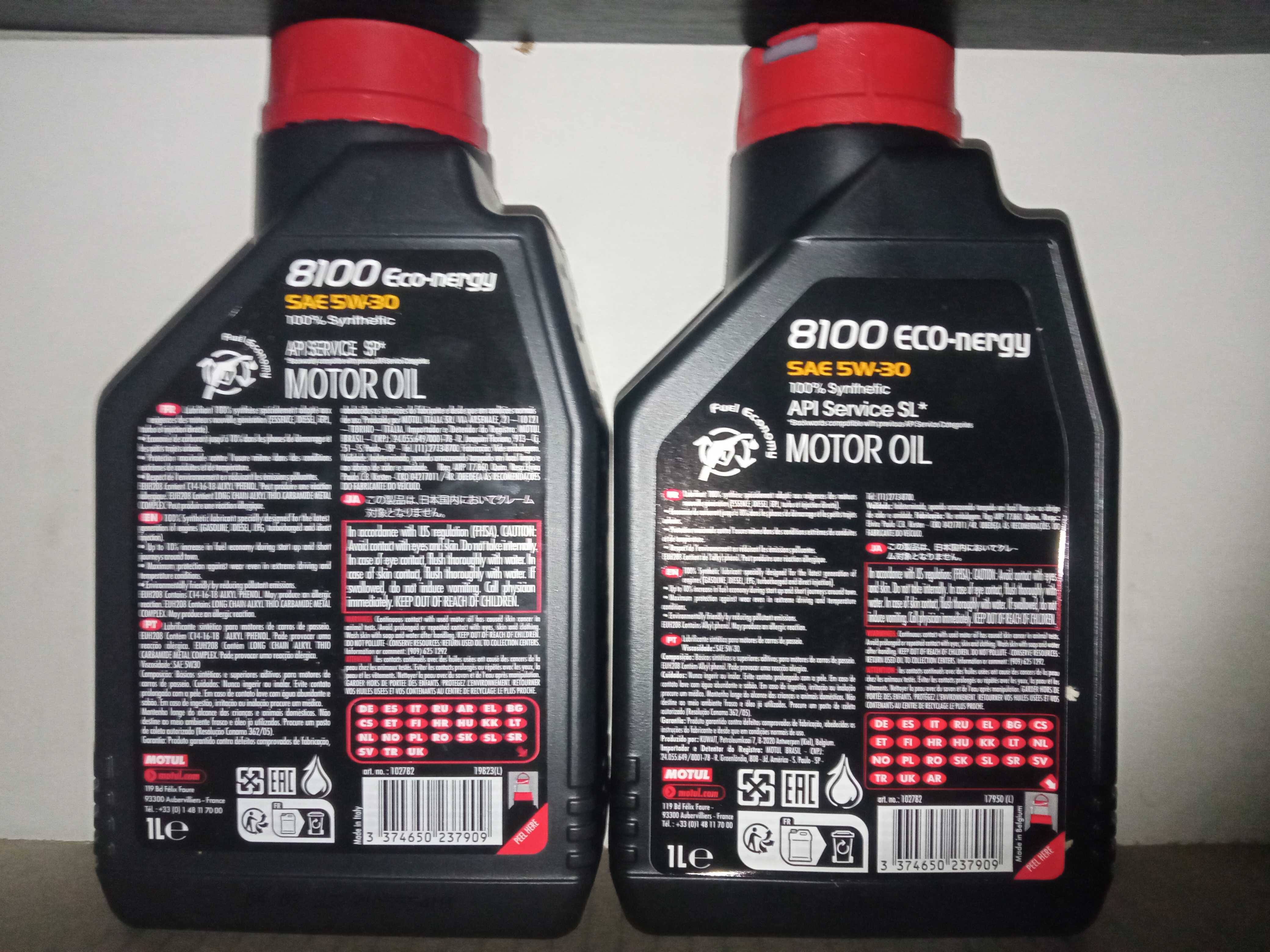 Масло моторное MOTUL 8100 ECO-NERGY SAE 5W30 (две литровых канистры)