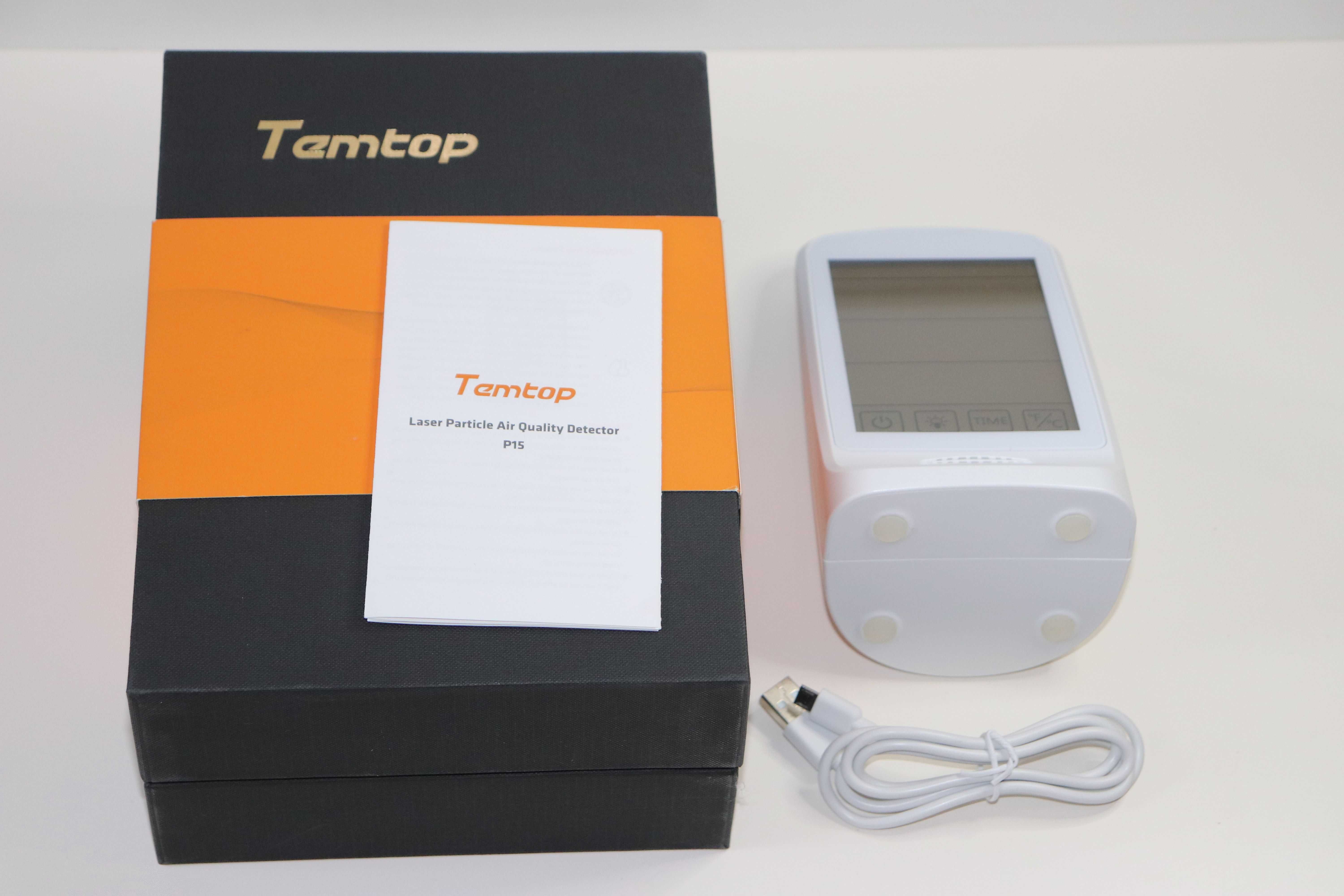 Монітор якості повітря лазер Temtop P15 PM2.5 AQI Air Quality Monitor