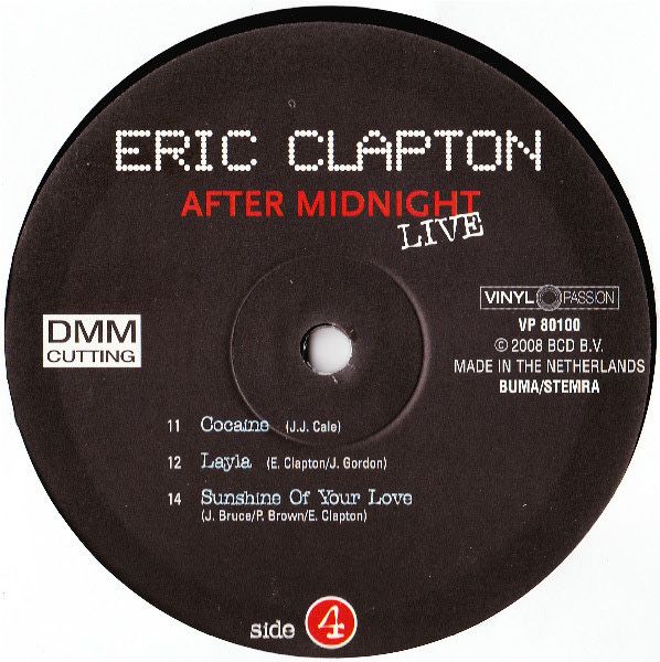 Eric Clapton - After Midnight Live 2008, Duplo LP Raro