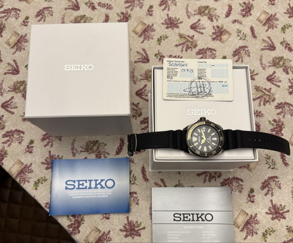Seiko Prospex Samurai Black Gold