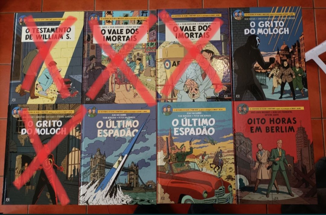 41 Álbuns Blake e Mortimer desde 1964