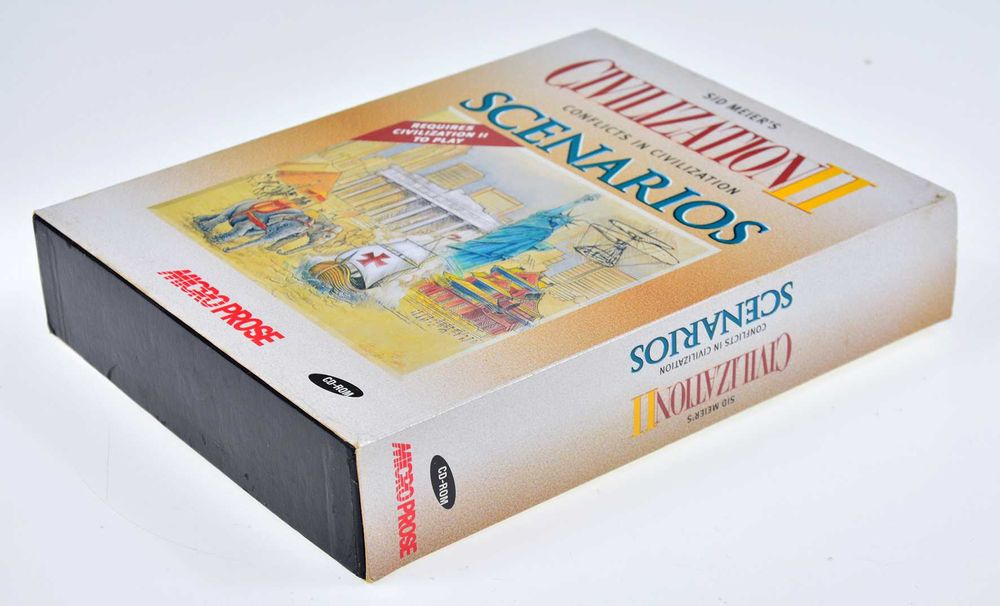 Sid Meier's CIVILIZATION II: Scenarios - duży big box, MicroProse 1996