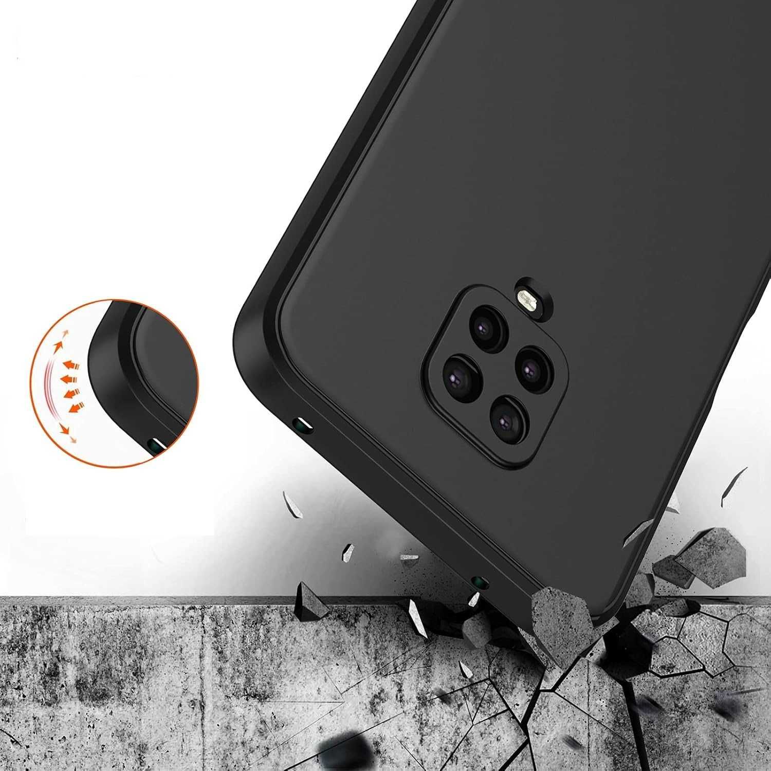 Etui Slim Matt do Xiaomi Redmi Note 9s / 9 Pro + Szkło Hartowane