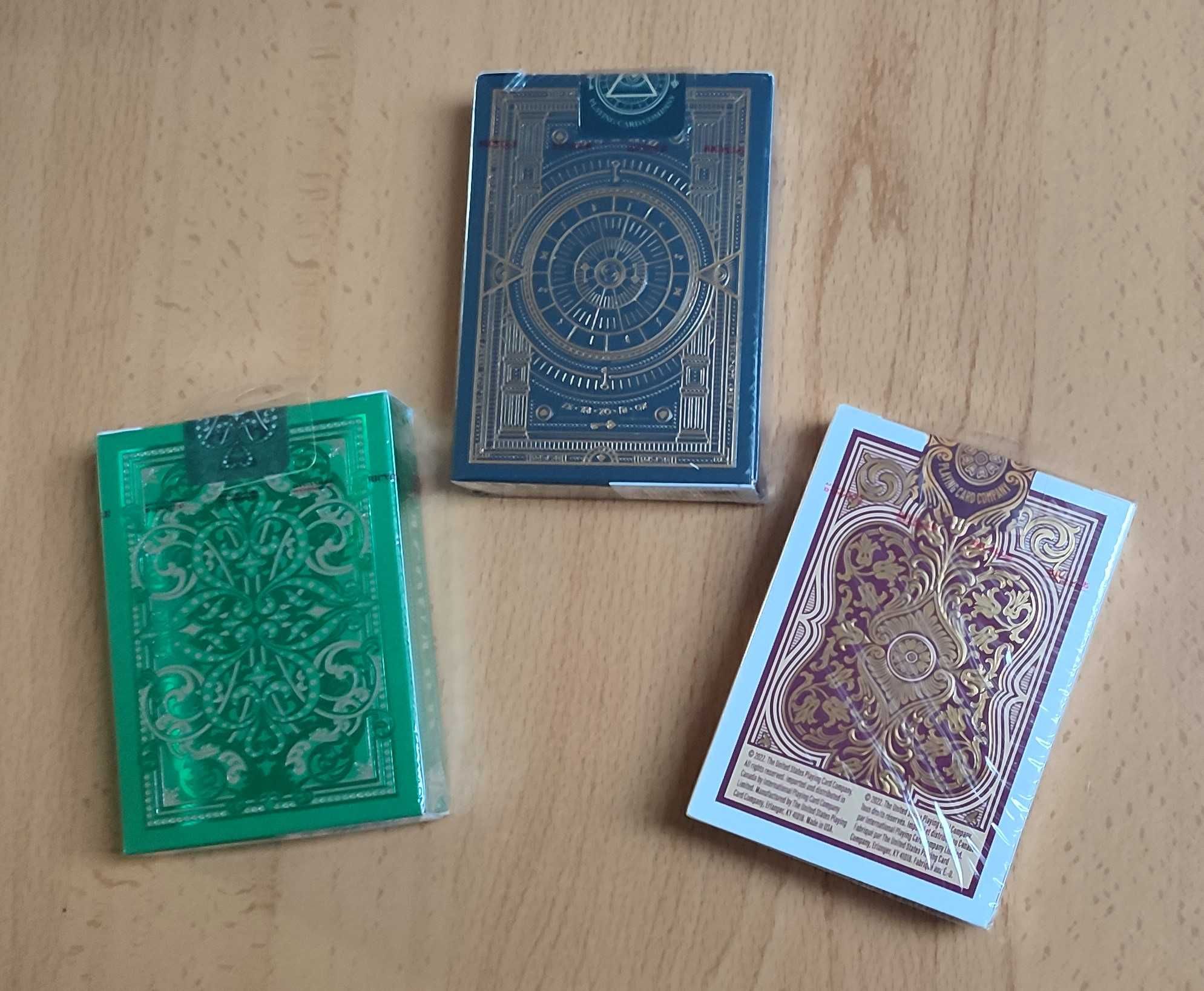 Baralhos de Cartas Bicycle Jacquard, Cypher e Verbena
