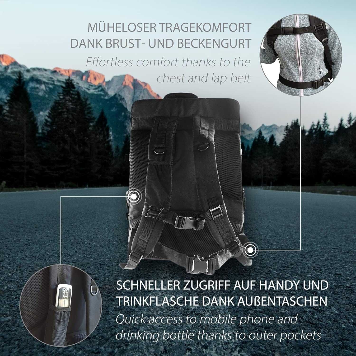 MC-CASES Profesjonalny plecak dla DJI FPV COMBO również z Bracers