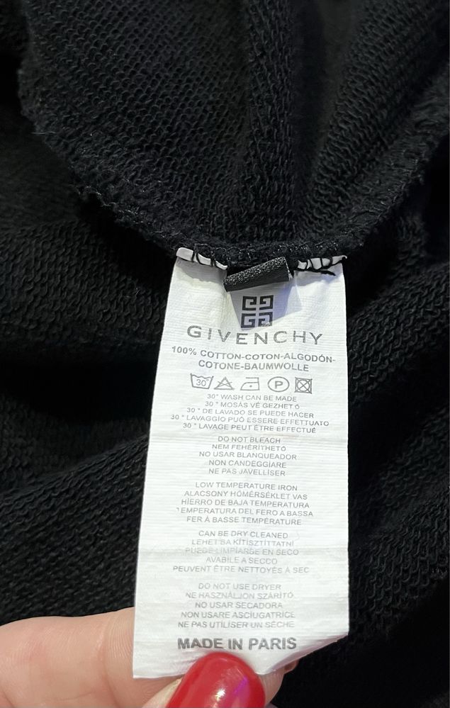 Bluza unisex z kapturem - Givenchy meskie M , damskie L