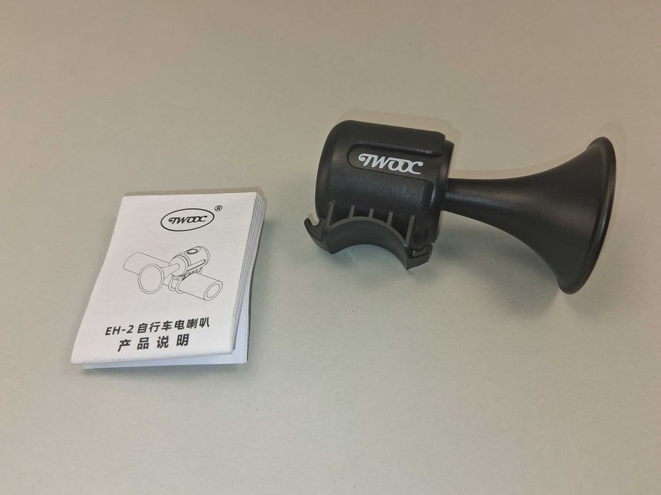 N244 Klakson Rowerowy Elektryczny Dzwonek Trąbka TWOC EH-2 Alarm