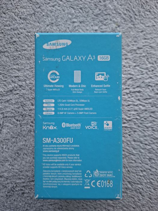 Samsung A3 SM-A300FU pearl white