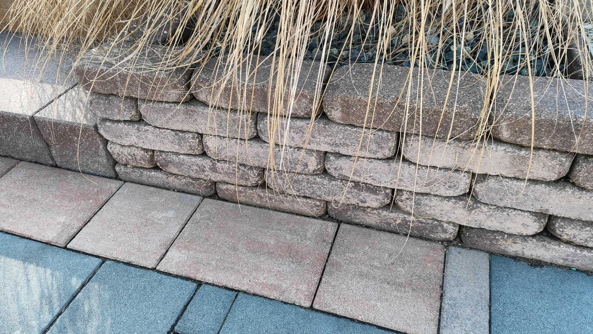 Blat stół grill kuchnia taras palisada kostka brukowa ogrodzenie mur
