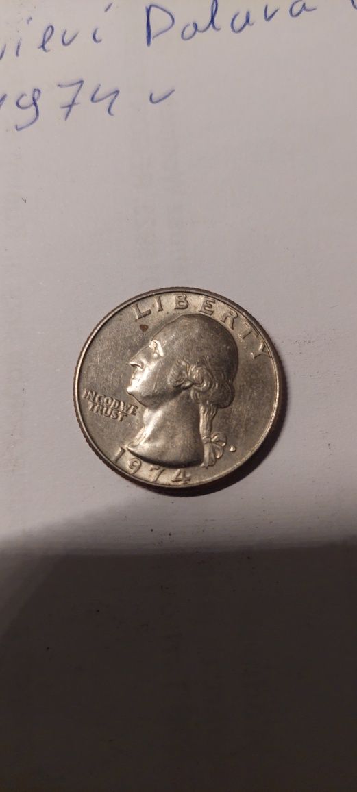 Quarter dollar 25 centuw 1974 r destrukt
