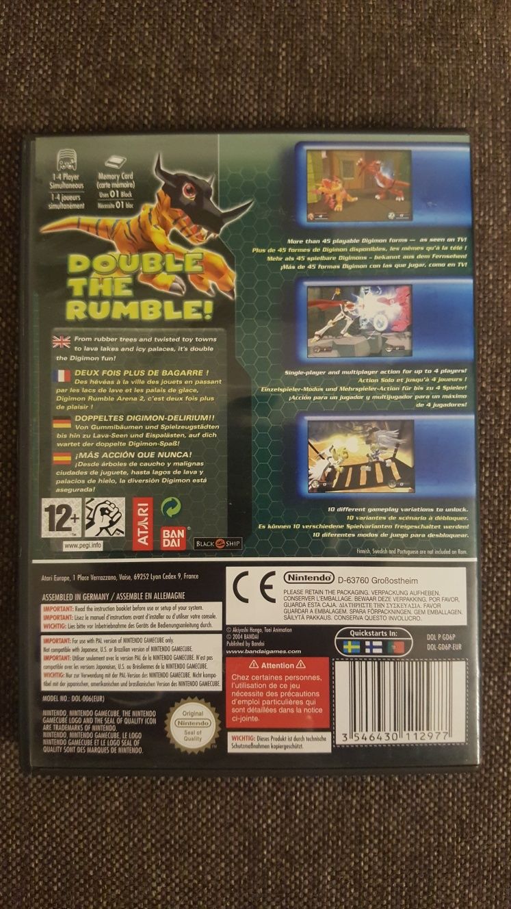 Gra Digimon rumble arena 2 nintendo gamecube