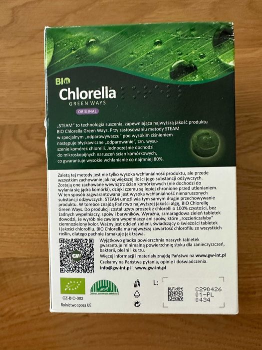 Chlorella Green Ways 330g - 1320 tabletek