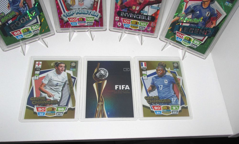 7 Cartas Fifa Women's World Cup Raras