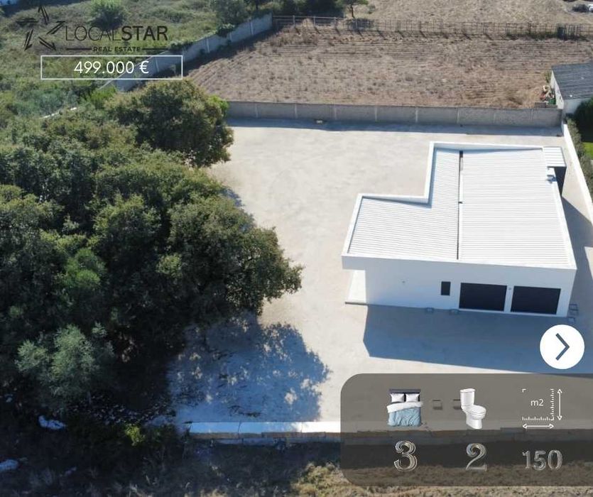 Moradia T3 - Térrea, moderna com jardim, espaço e privacidade