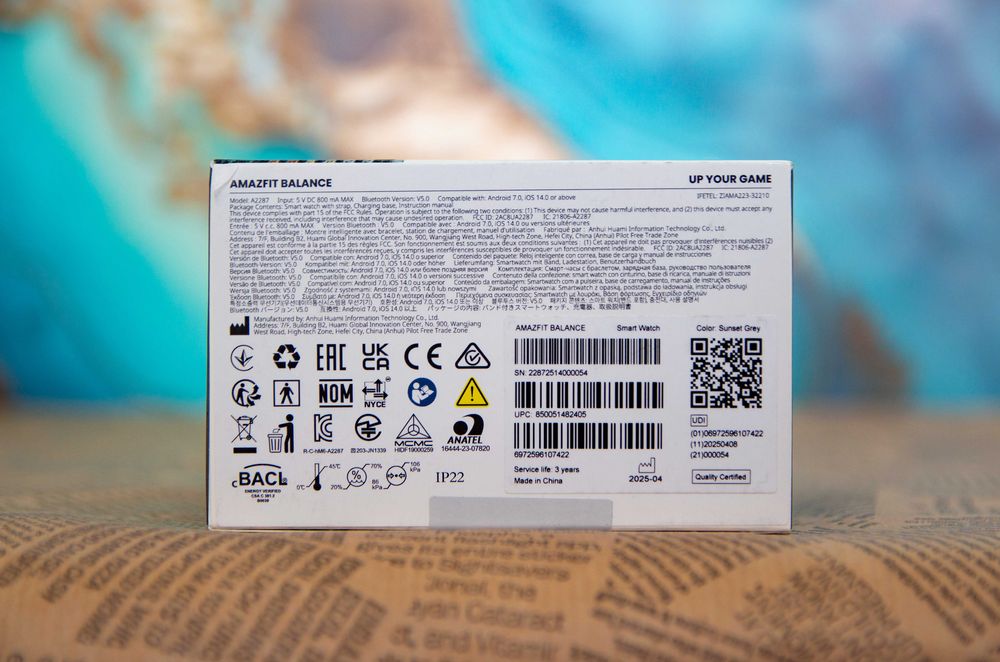 ПОДАРУНКИ! Смарт часы Amazfit Balance (Sunset Grey)Global|5АТ 1.5" GPS