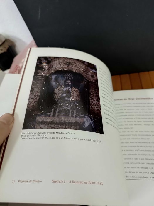 Raro Livro Registos do Senhor dos Milagres Açores