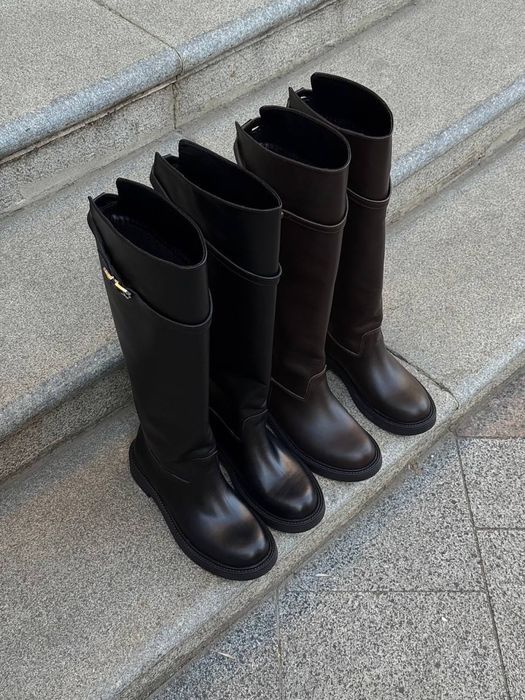 Жокейські чоботи. Чорний та шоколадний колір, зима та демі