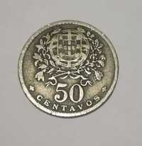 Moeda 50 centavos ano 1947