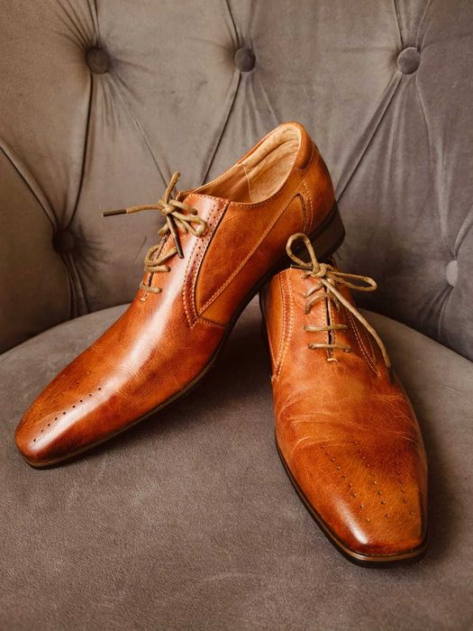 Шкіряні чоловічі туфлі Оксворди