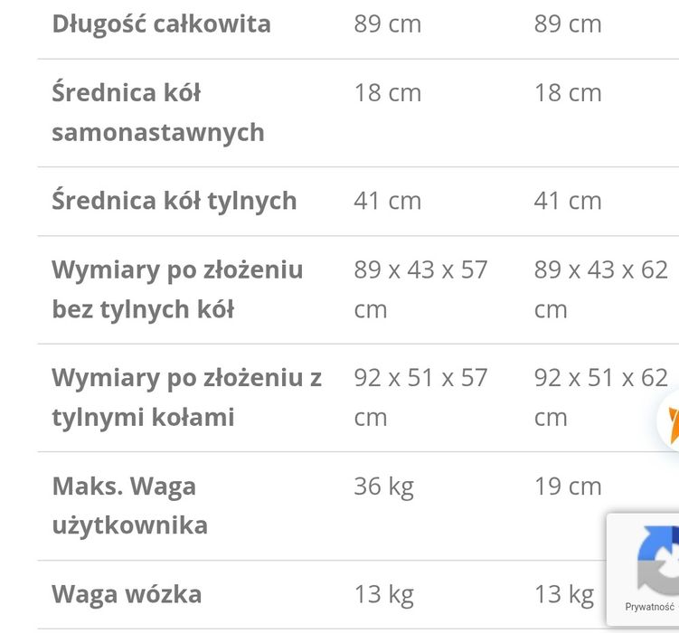 Wózek dla niepełnosprawnego dziecka TRAK