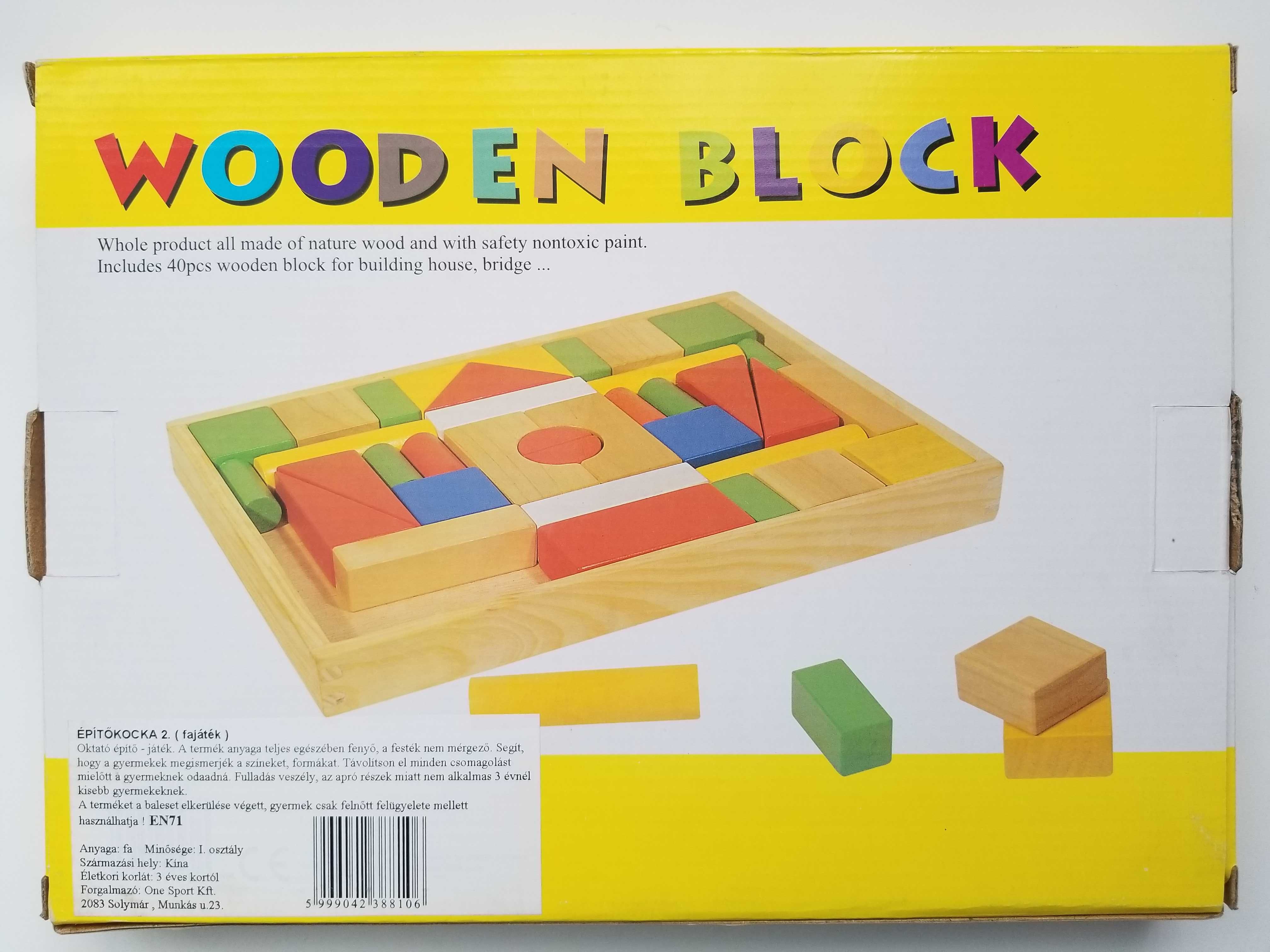 Деревянный конструктор, деревянные кубики. Wooden block 2