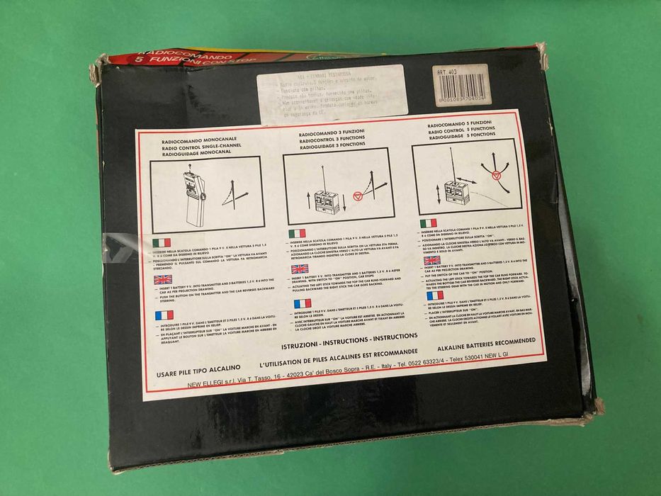 Ferrari Testarossa Radiocomando Anos 80 New Ellegi novo