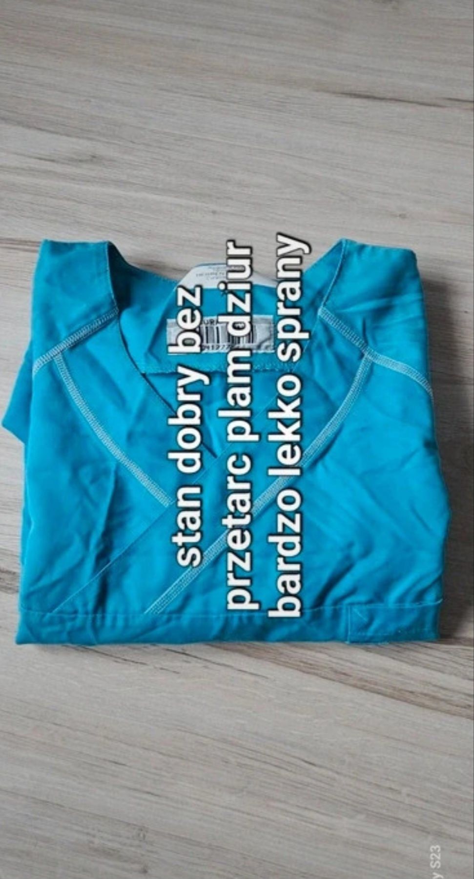 Niebieski fartuch Kitel uniform r. Xl/xxl miękki wygodny