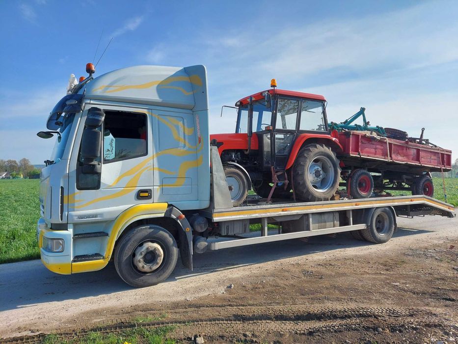 Pomoc Drogowa 24/7 Holowanie Samochodu Laweta Transport Maszyn Płyta