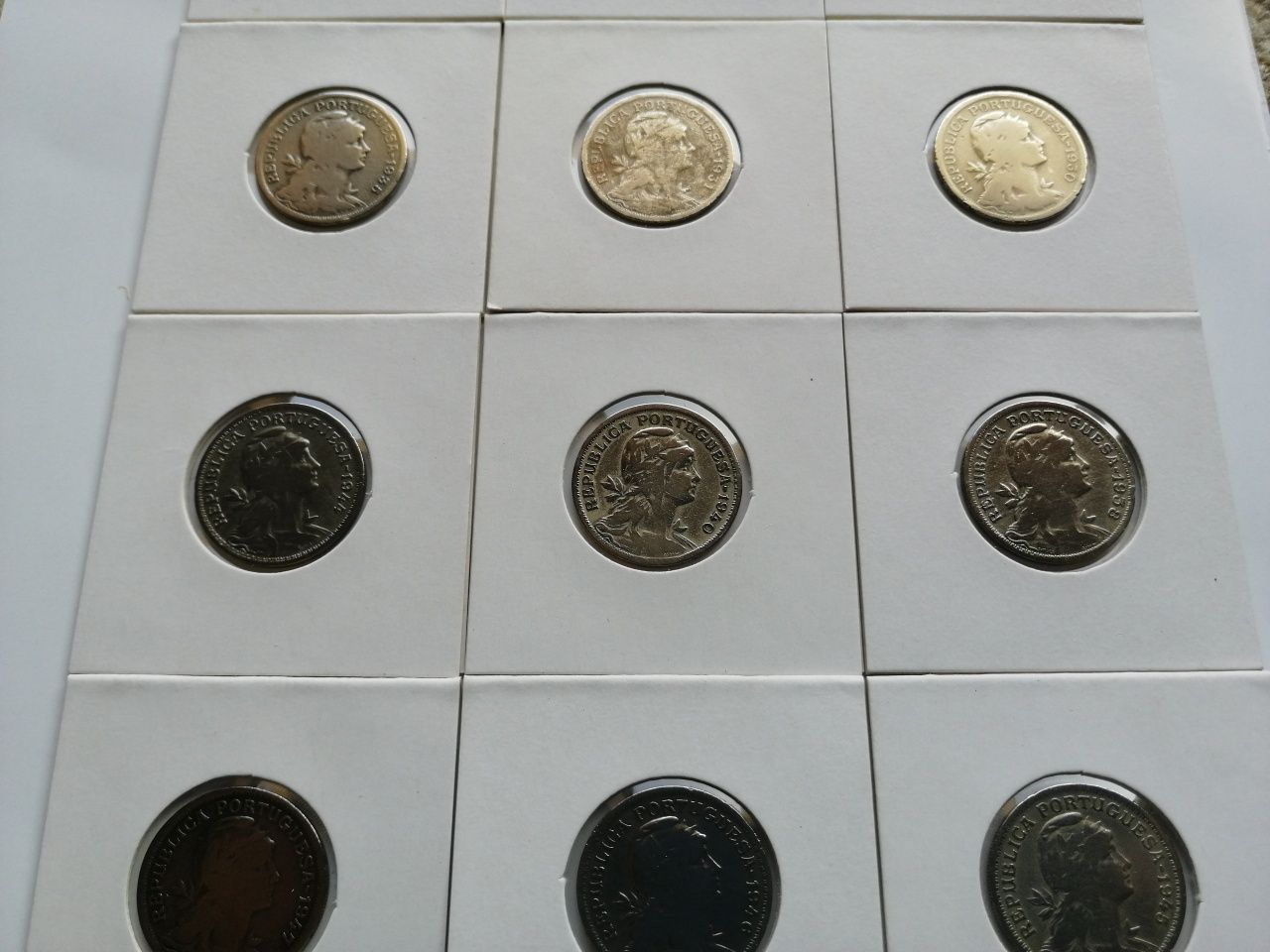 Moedas 50 centavos 1927/1968