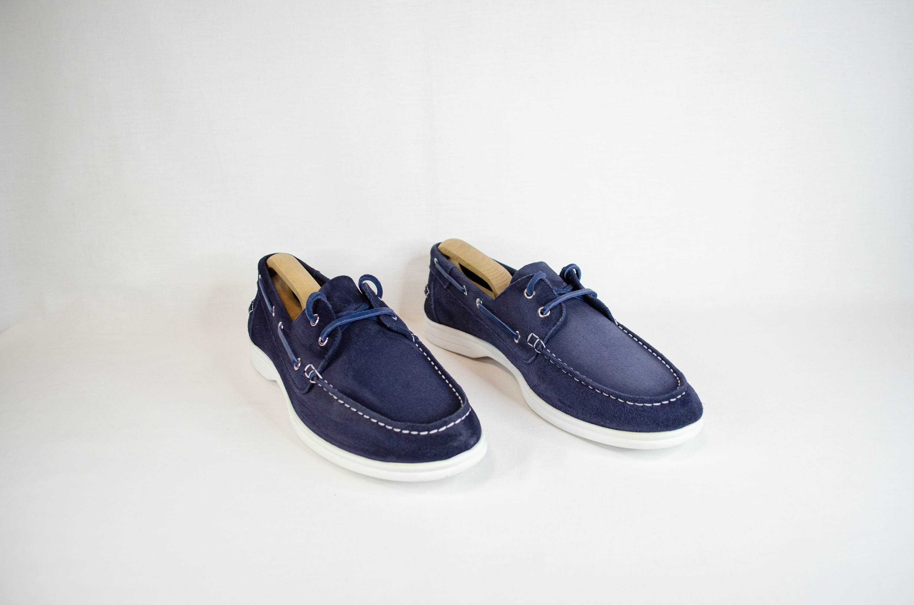 MNG made in Portugal Кожаные Мокасины Оригинал! р. 45 29,5 см
