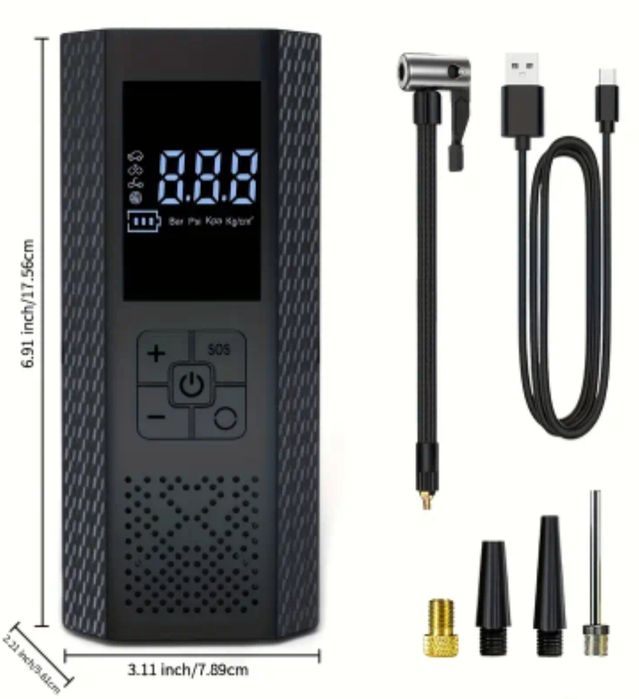 Bomba de ar portátil