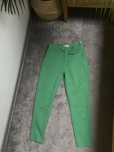 Eleganckie Spodnie Zielone Typu Garniturowe 36/S XANA
