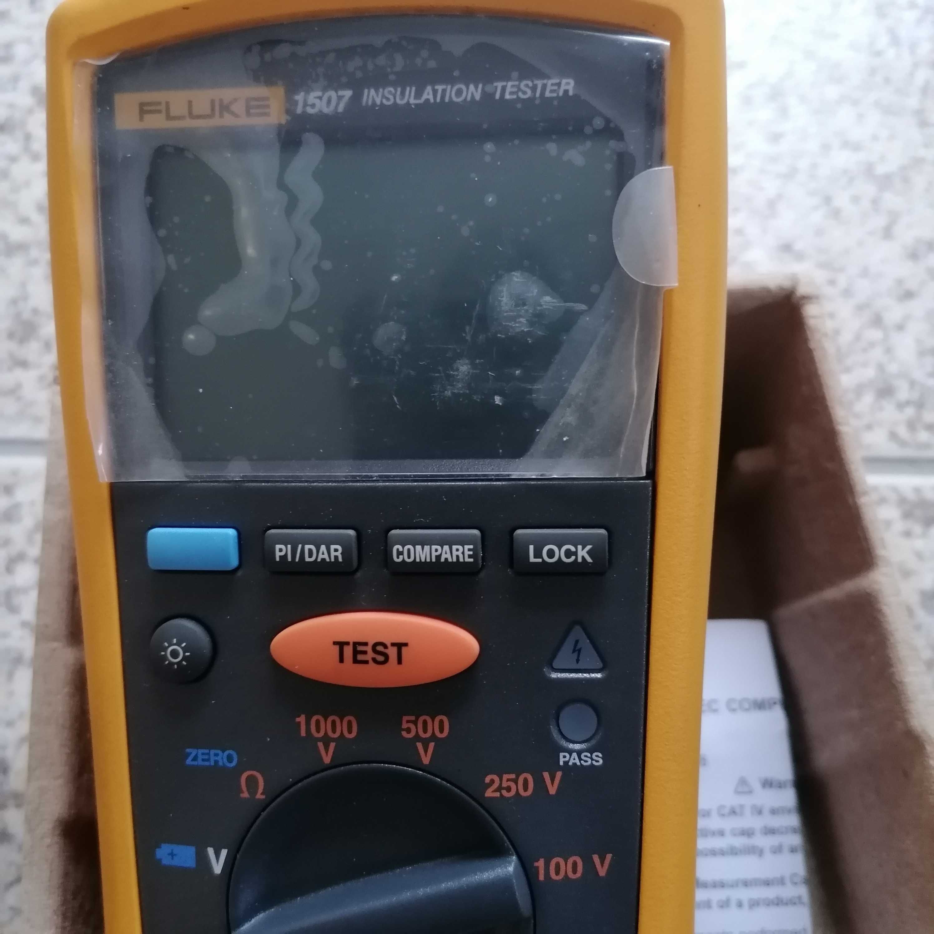 Fluke 1507 - Teste de resistência de isolamento