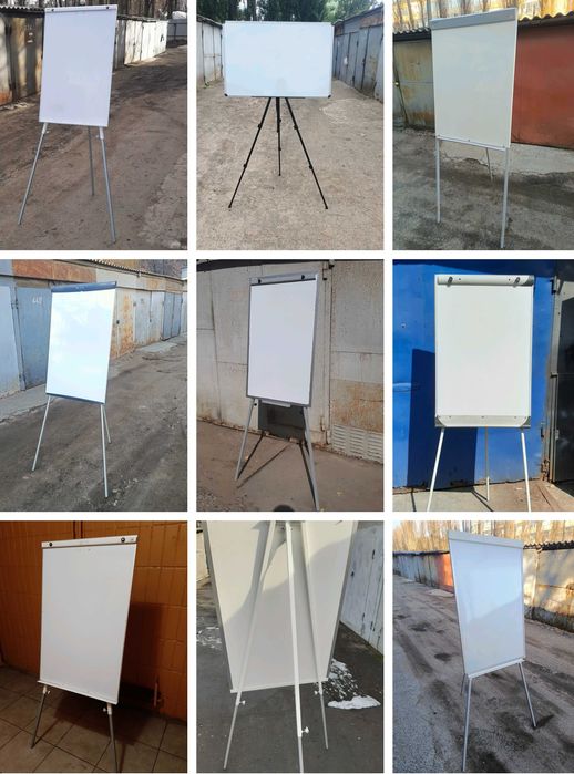 Магнитно-маркерная доска.  Офисный флипчарт.