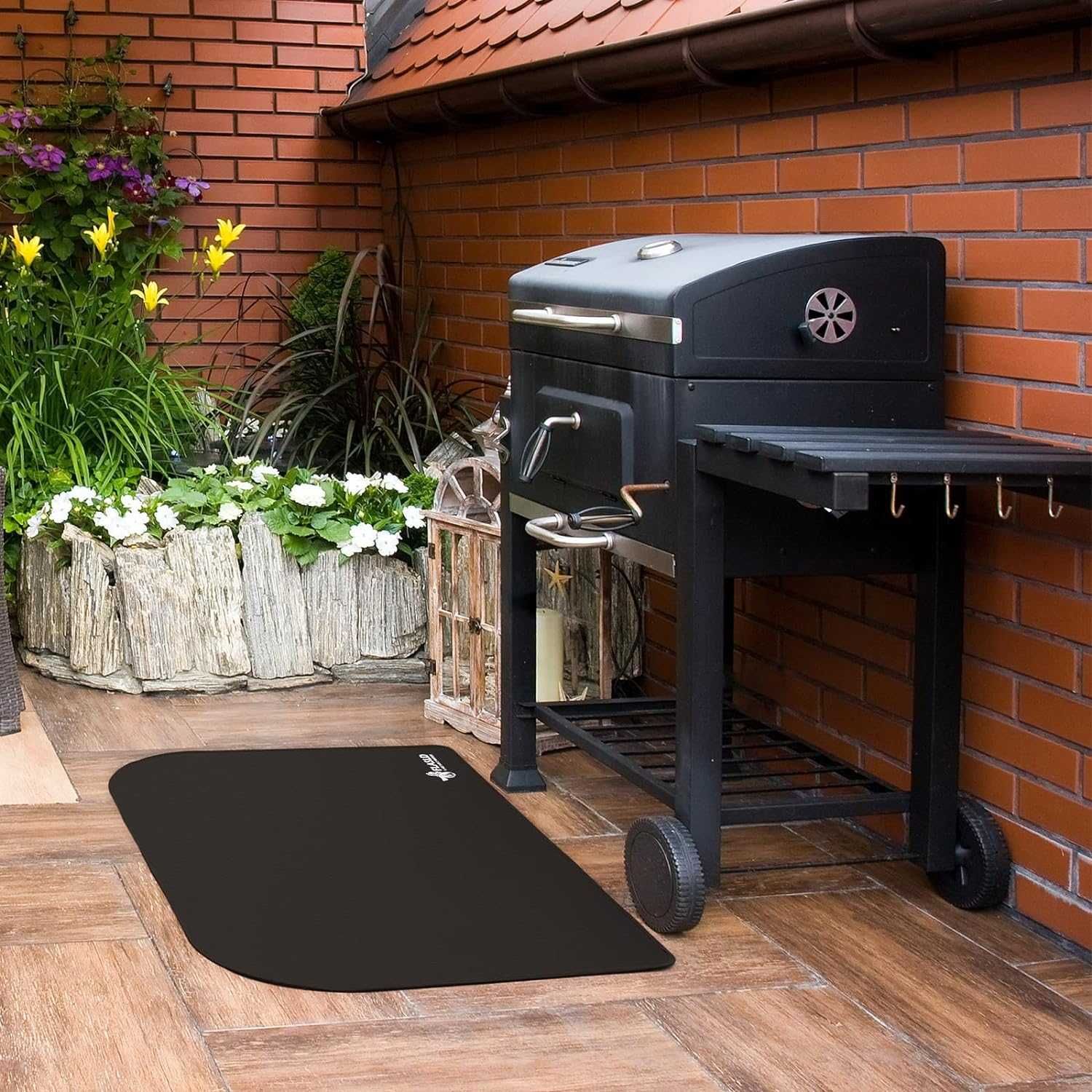 mata OGNIOODPORNA pod KOMINEK grill piec certyfikowana 980C