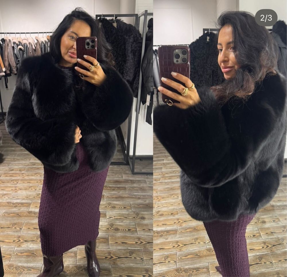 Шуба песец emiliya furs