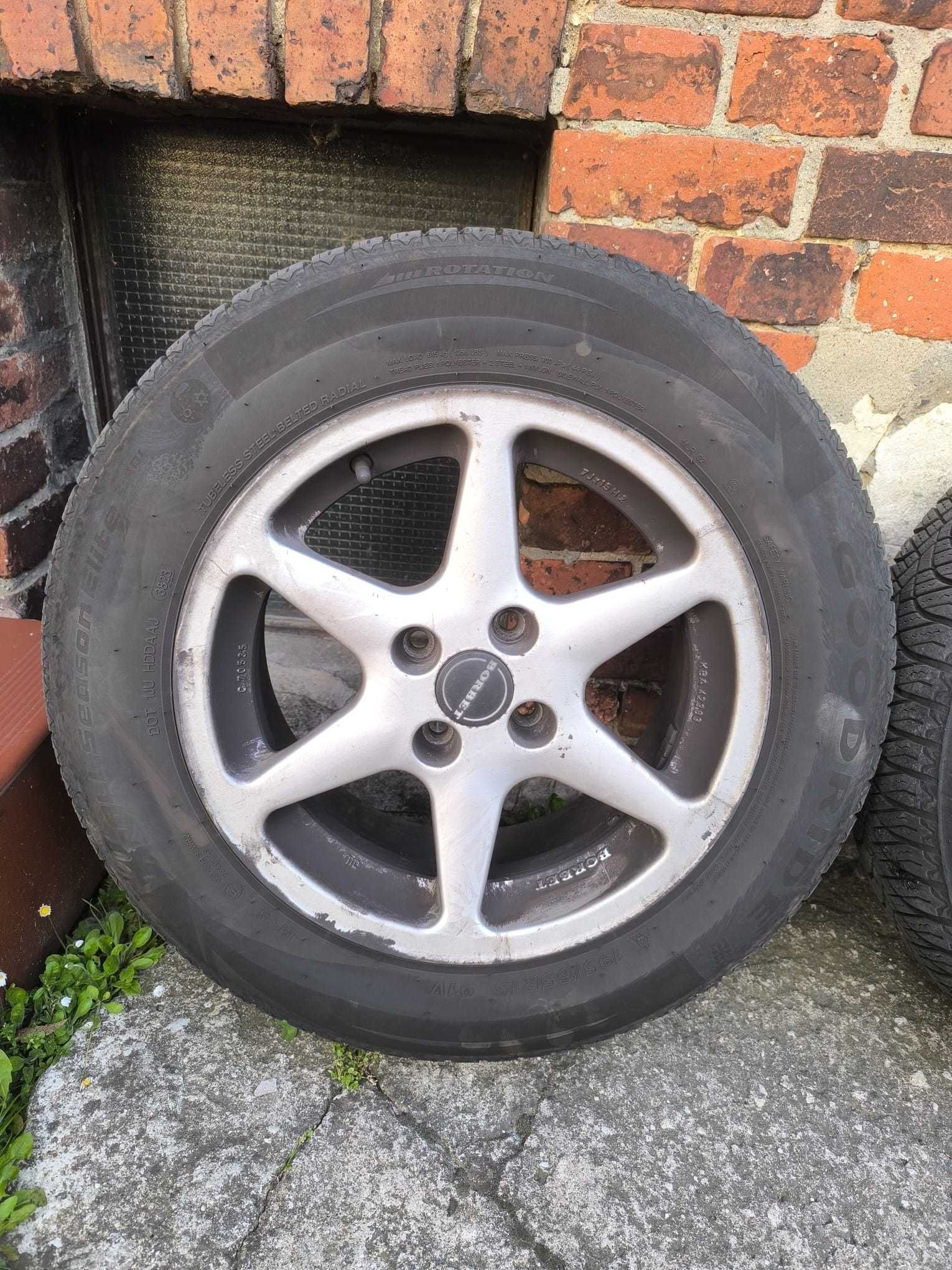 Koła Aluminiowe Borbet VW, OPEL, 4x100 7Jx15H2