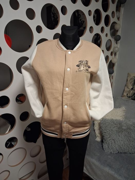 Męska beżowa bomberka