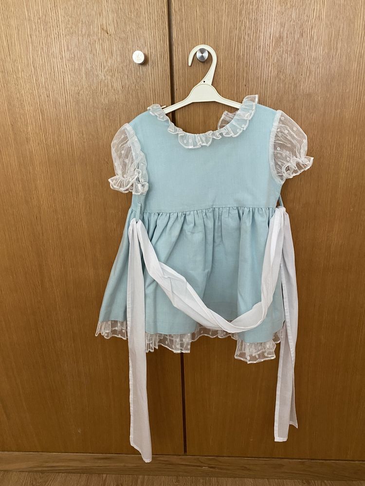 Vestido Menina, Tamanho 4 anos, Nós e Tranças