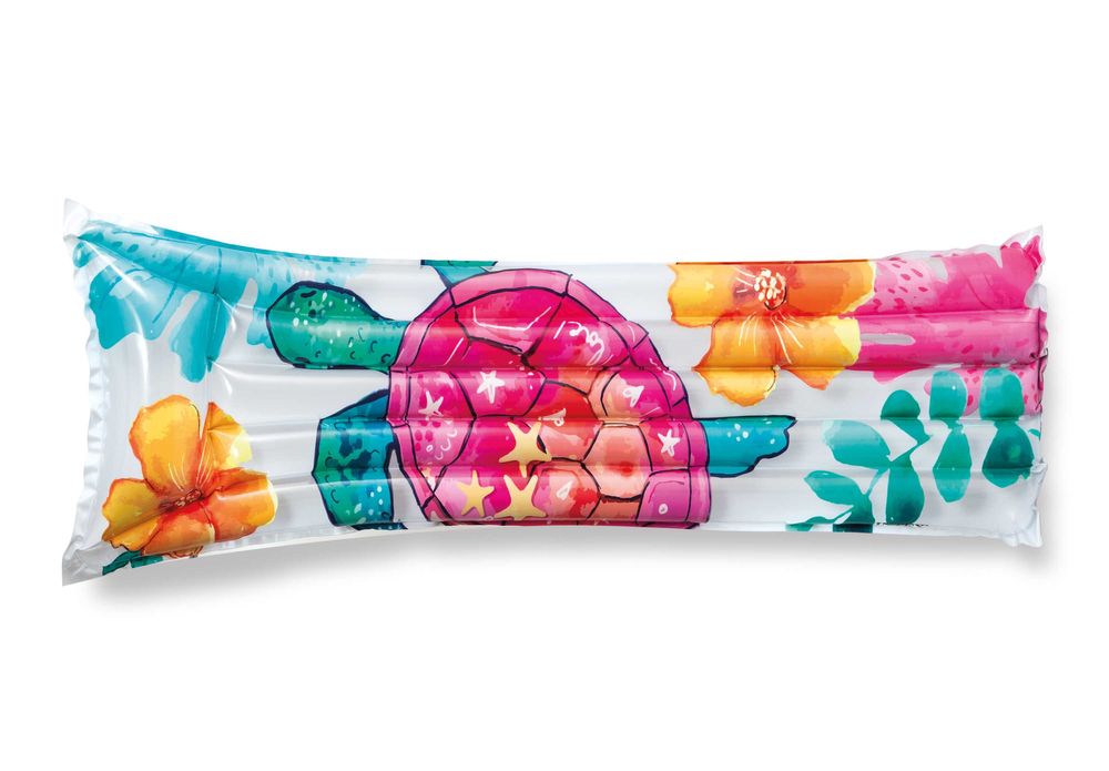 Dmuchany materac do pływania 183x69 cm INTEX 59720 mix kolorów