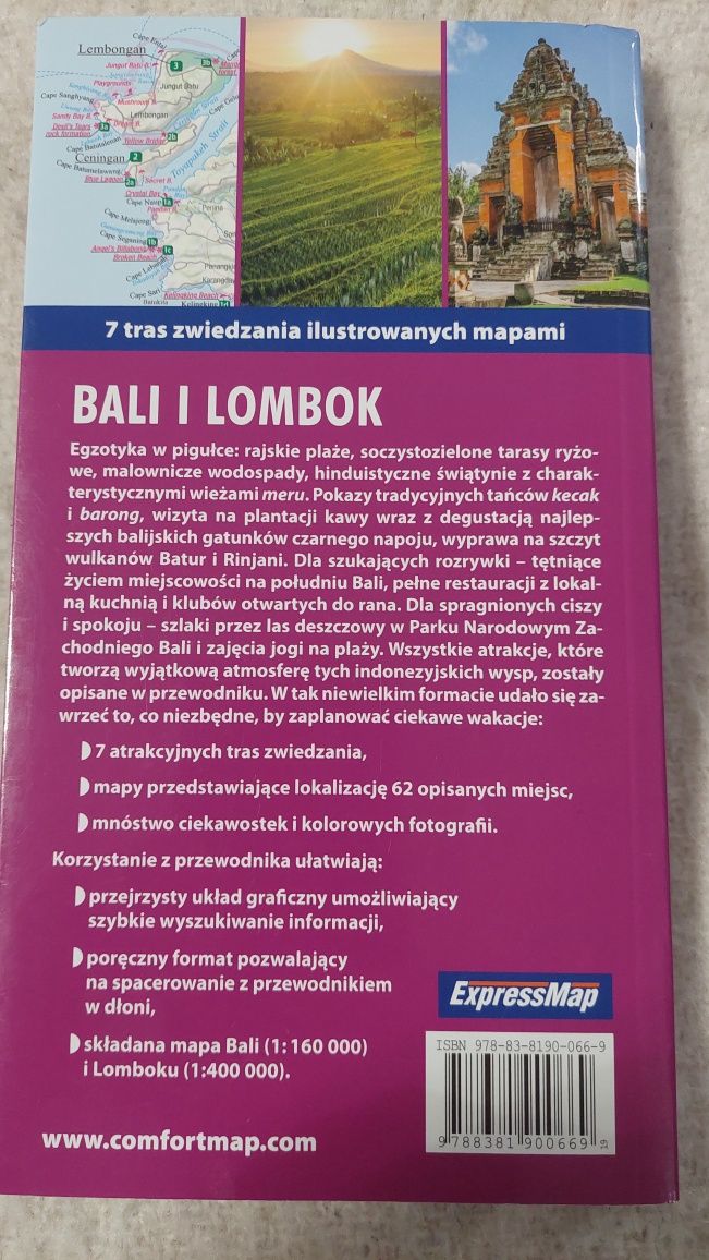 Bali przewodniki z mapą.