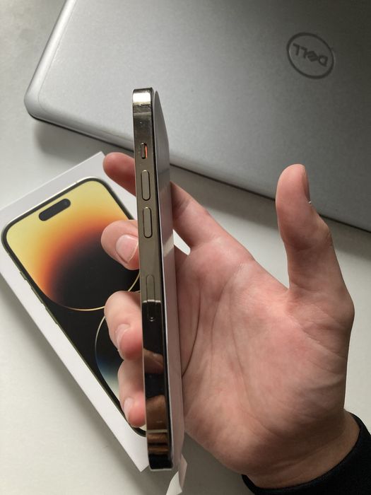 IPHONE 14 Pro - złoty JAK NOWY