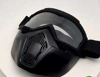 Máscara para capacete jet nova