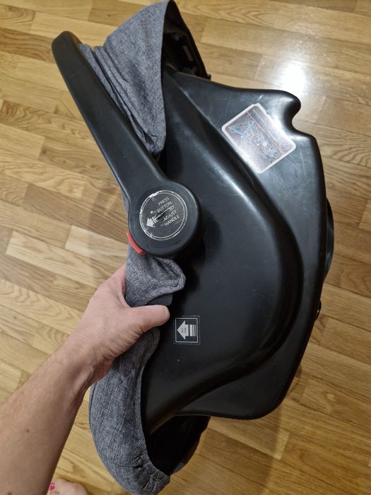 Babycoque ovo assalvo two+_ compatível com automóvel e carrinho