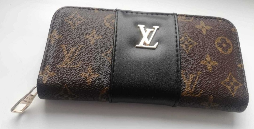 Nowy piękny damski piękny portfel brązowy  Louis Vuitton LV