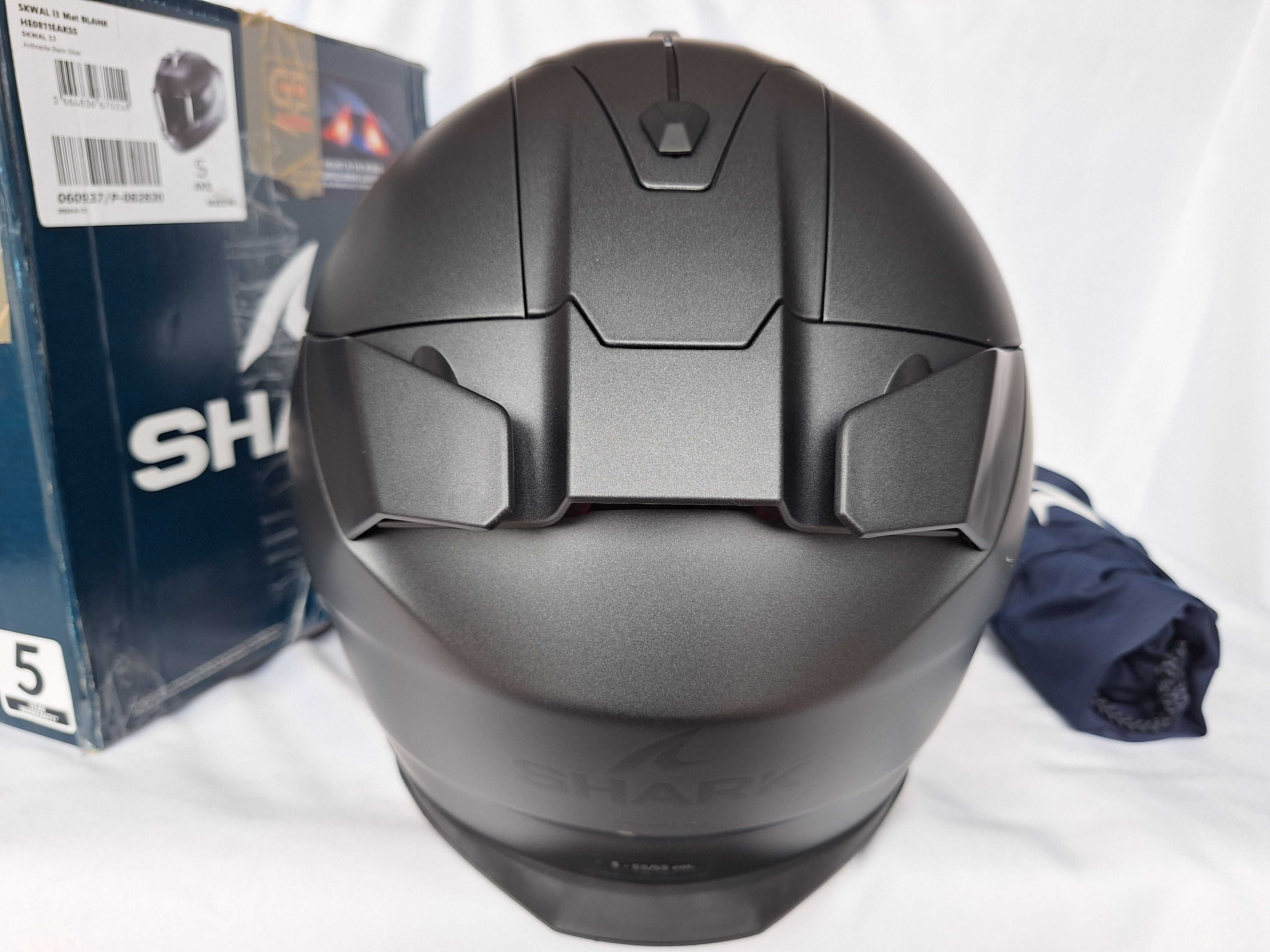 Kask Shark Skwal I3 Mat Blank Anthracite Black Silver S 55-56cm
