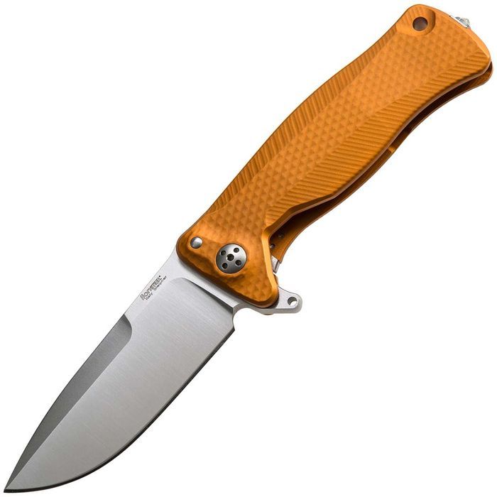Nóż składany LionSteel SR11A Orange Aluminium, Satin Sleipner by Molle