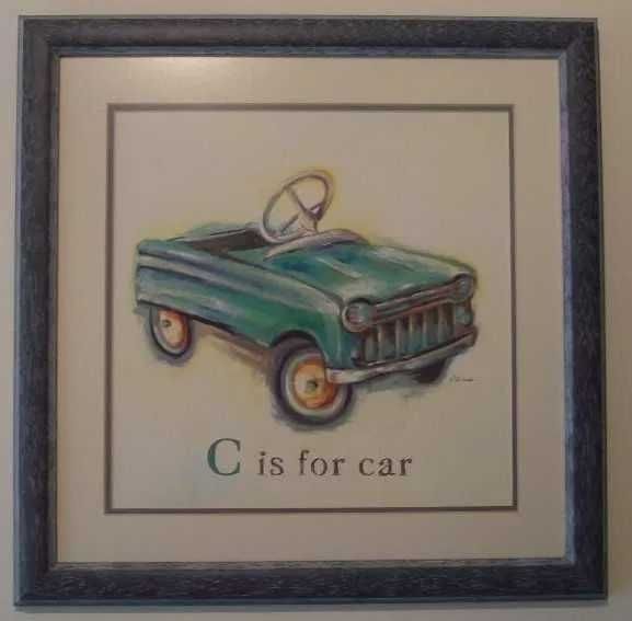 Conjunto de 2 quadros para quarto de criança